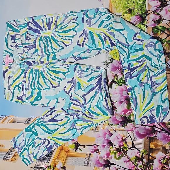 Lilly Pulitzer Unique Design‎ Pants Size 00 - Picture 2 of 5